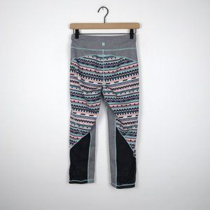 💥 EUC Colorful Print Mesh Work Out Leggings, See Measurements